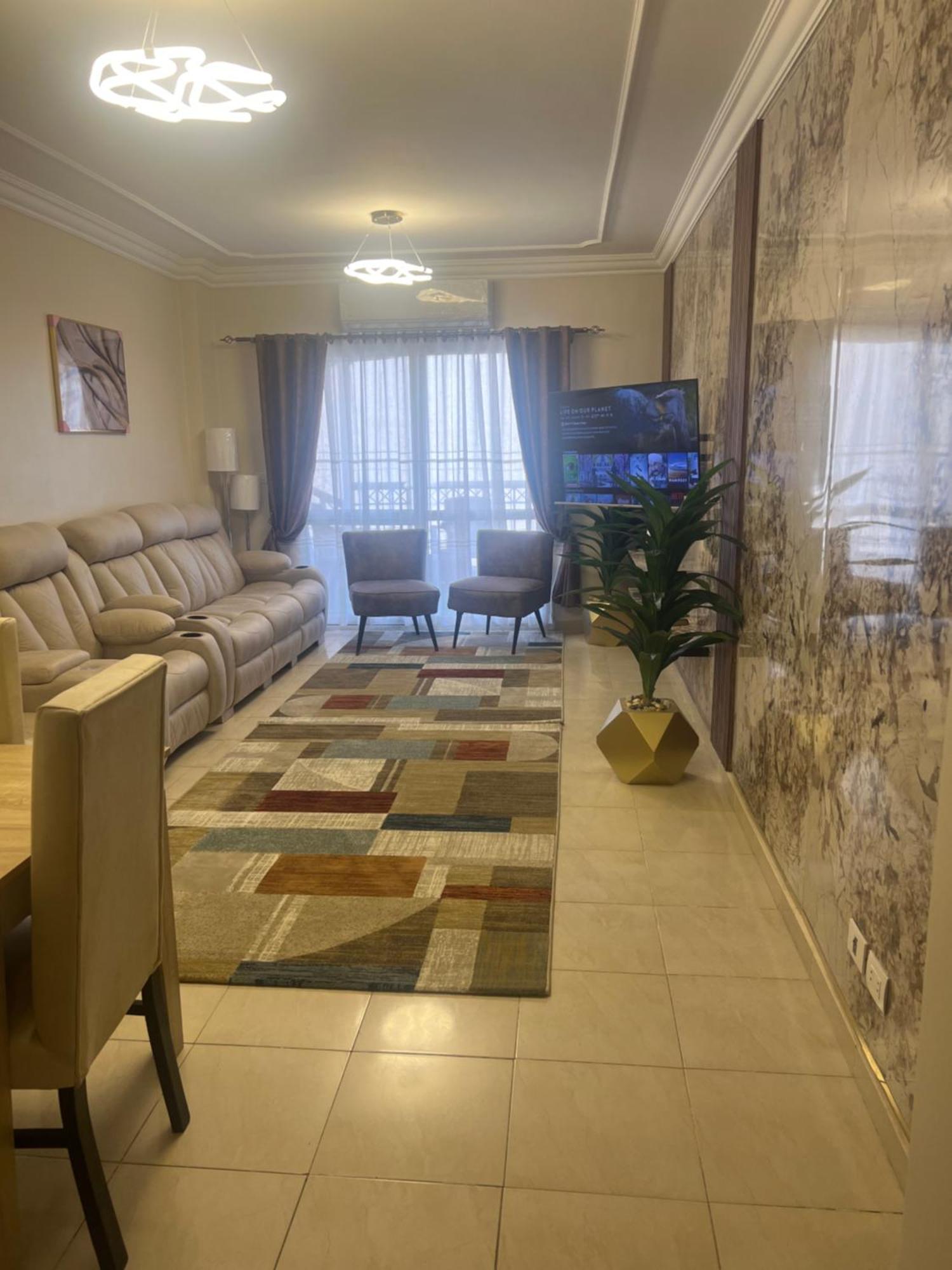 Luxurious Vip Apartment In Madinaty Furnished With High End Hotel Furniture Exterior foto